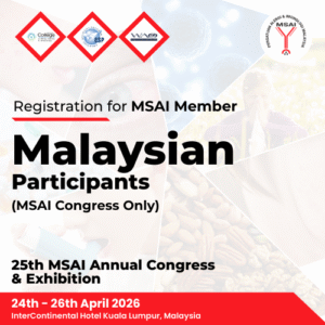 Registration for Malaysian Participants MSAI Member (Congress only)