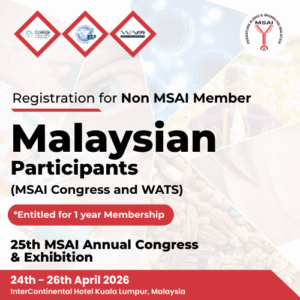 Registration for Malaysian Participants Non MSAI Member (Congress & WATS)